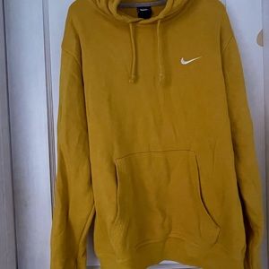 Large Men’s Yellow Nike Hoodie